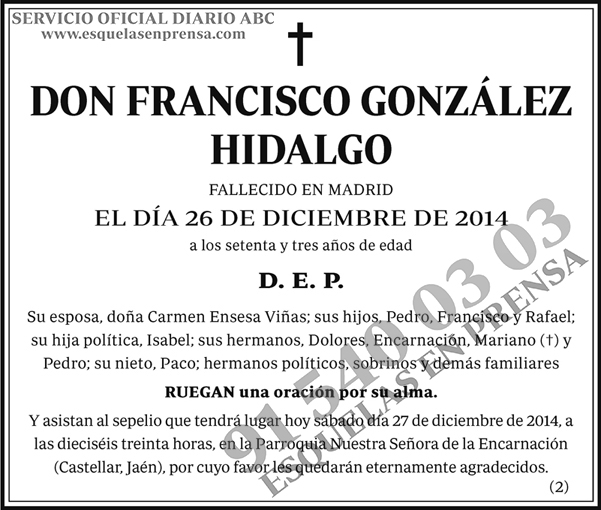 Francisco González Hidalgo
